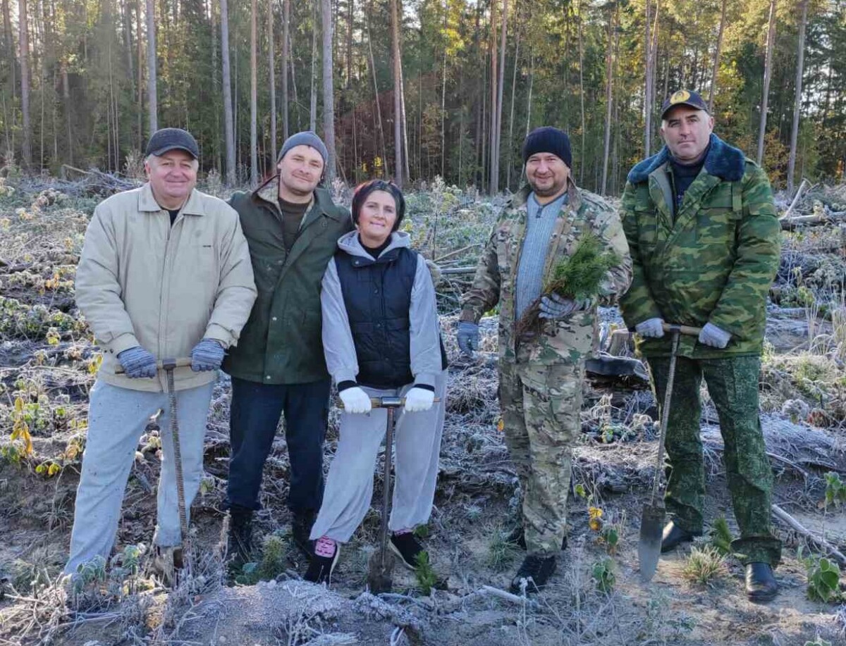 Члены районной и городской организаций ЛДПБ посадили новый лес