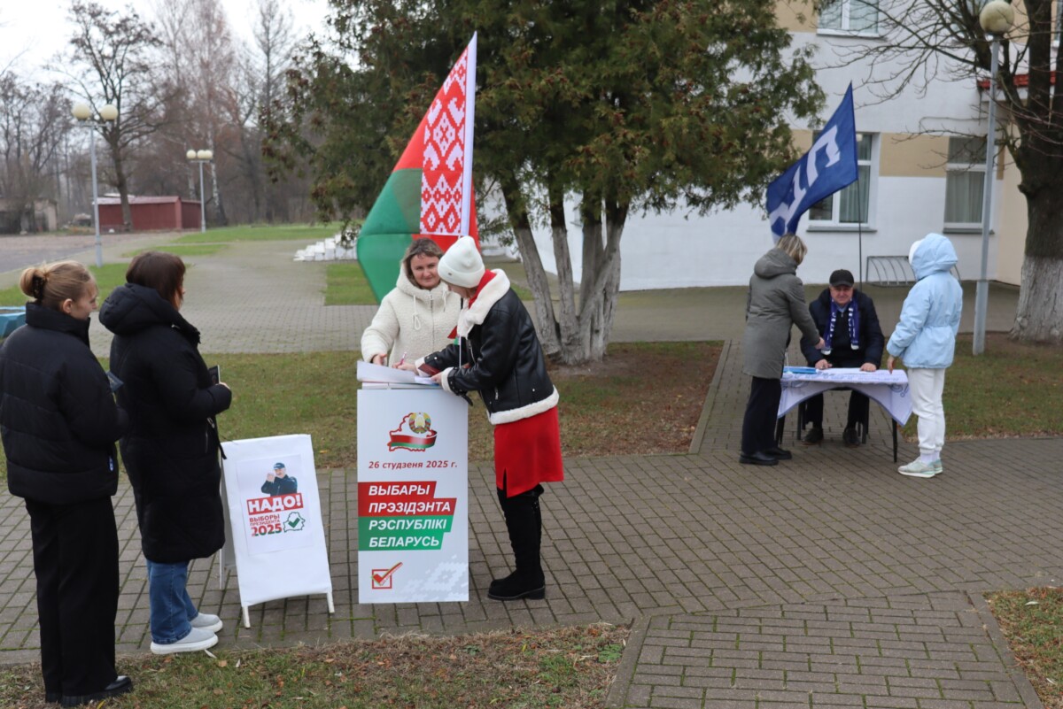 Пикеты по сбору подписей в поддержку выдвижения кандидатов в Президенты проходят в Бобруйском районе